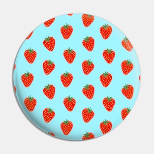 Strawberry pattern Pin