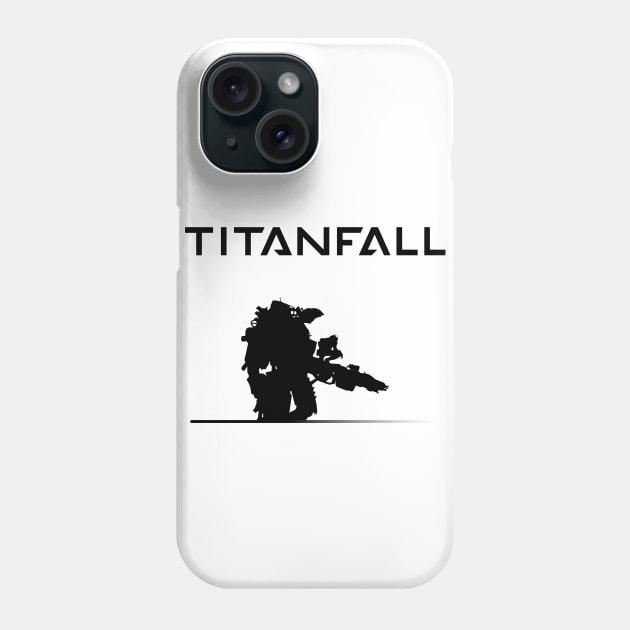Titanfall Black Phone Case by KerzoArt