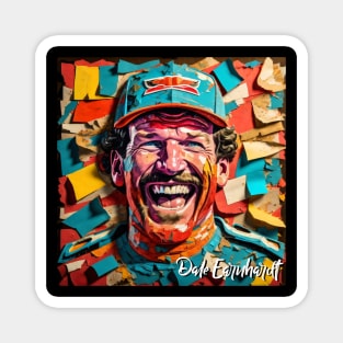 Dale Earnhardt // Paper Art Magnet