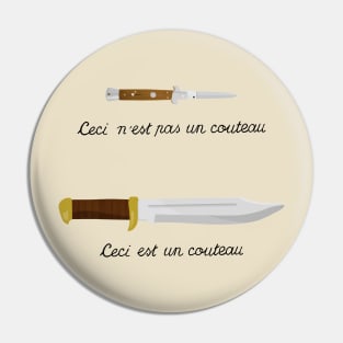 Crocodile Magritte Pin