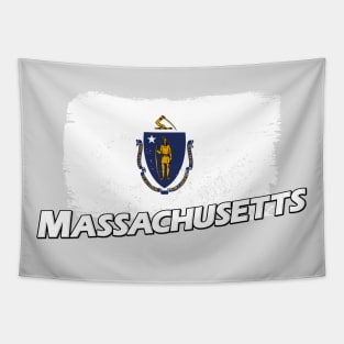 Massachusetts flag Tapestry