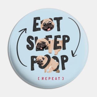 Eat, Sleep, Poop, Repeat Pin