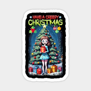 Have a Creepy Christmas Magnet