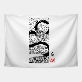 kumitate dragon Tapestry