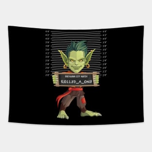 Greyhawk City Watch Mugshot - Male Goblin Tapestry