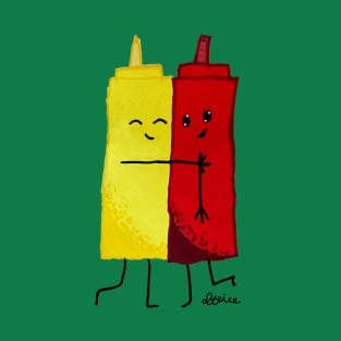 Mustard and Ketchup best friends T-Shirt