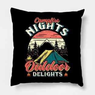 Camping lover Pillow