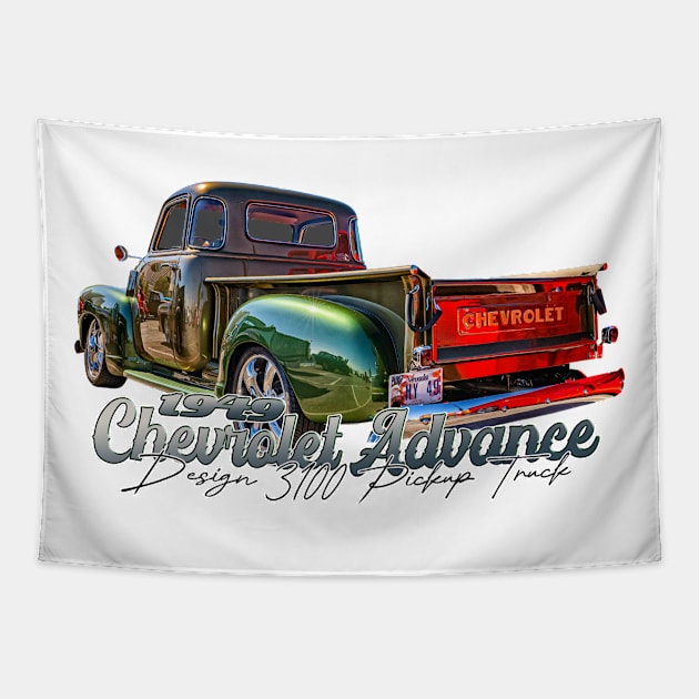 1949 Chevrolet Advance Design 3100 Pickup Truck Tapestry by Gestalt Imagery