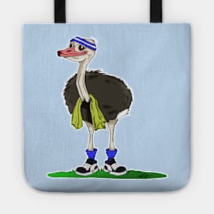 Sporty Ostrich Tote