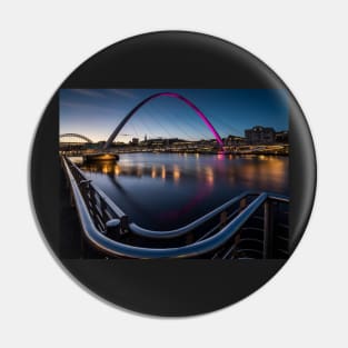 The Millennium Bridge Gateshead Pin