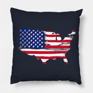 American silhouette Pillow