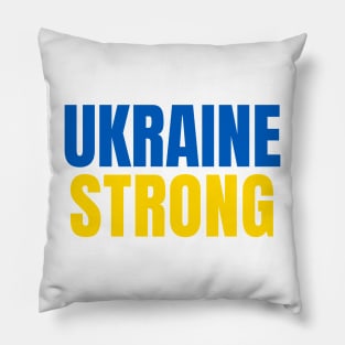 Ukraine Strong - Ukraine Flag - Show Support Pillow