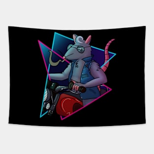 Biker Rat Tapestry