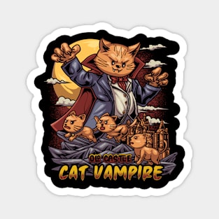 DRACULA'S CAT CASTLE Magnet