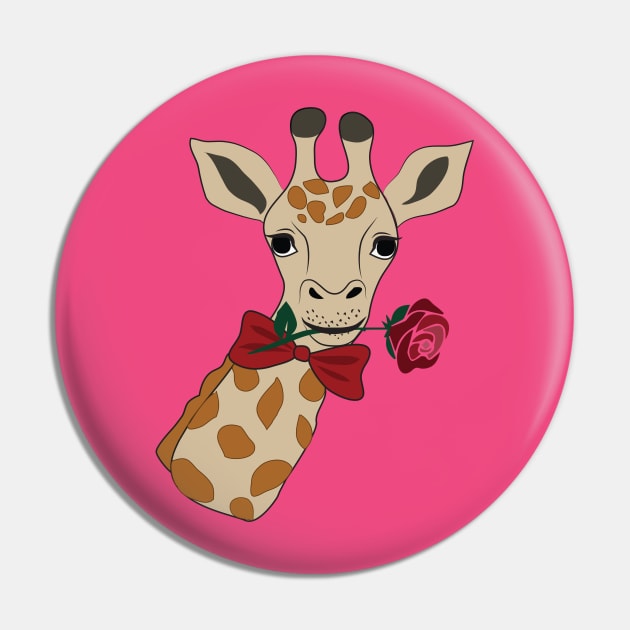 Giraffe Pin by dddesign