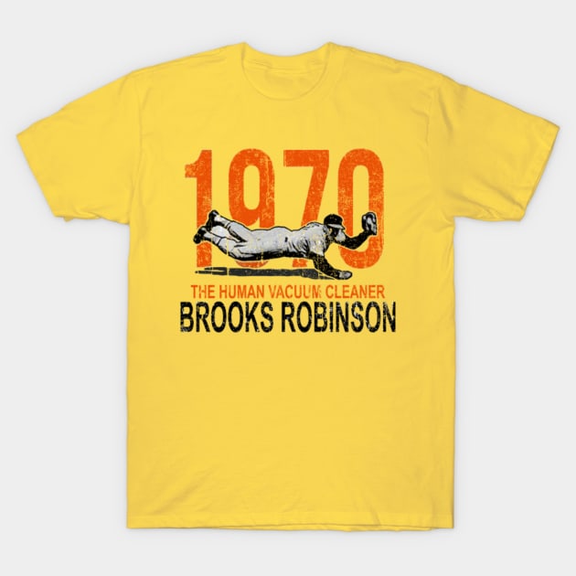 BROOKS ROBINSON The Human Vacuum Cleaner Baseball Short-Sleeve