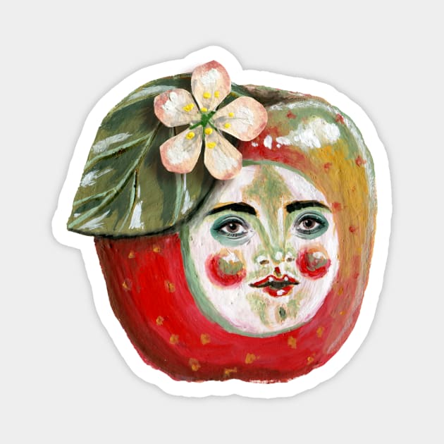 Tommy the red apple head Magnet by KayleighRadcliffe