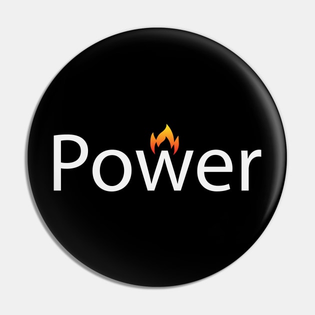 Power creative artistic design Pin by BL4CK&WH1TE 