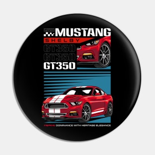 Iconic Mustang GT350 Car Pin