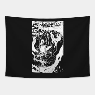 swing transparent Tapestry