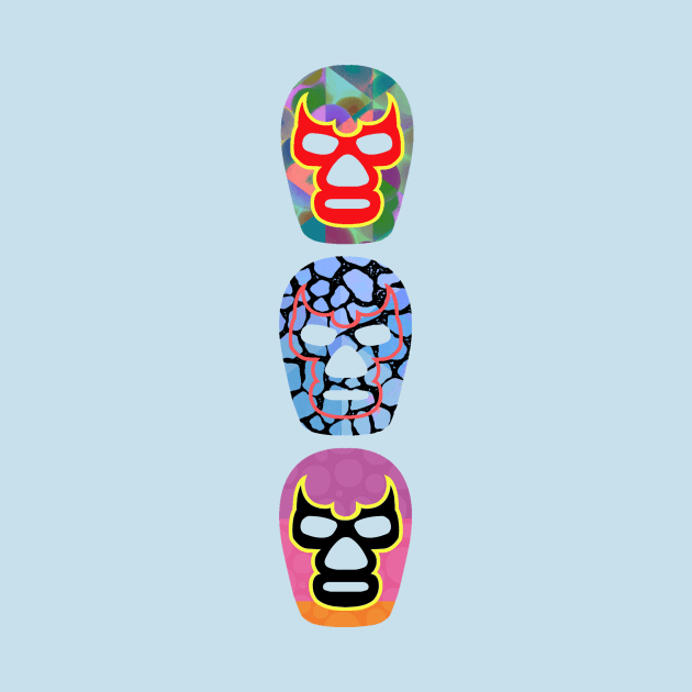 Lucha Libre Masks by DogfordStudios