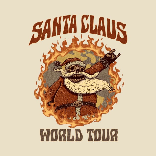 Santa Claus World Tour Vintage by benjaminhbailey