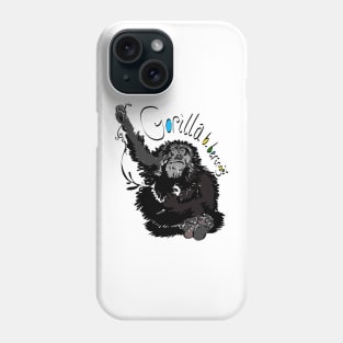 Mountain Gorilla, Gorilla beringei beringei Phone Case