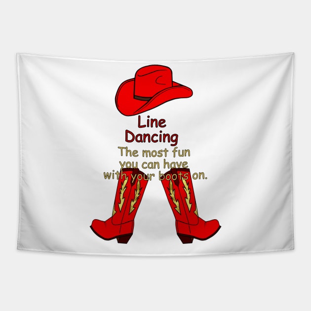 LINE Dancing Tapestry by SartorisArt1