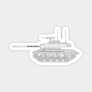 M41 Walker Bulldog Magnet