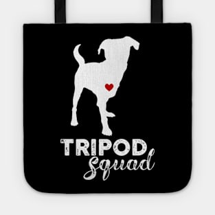 Tripod Squad, Three-Legged Dogs, Front Left Leg Amputee Tote