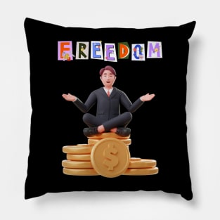 freedom equality and justice Pillow