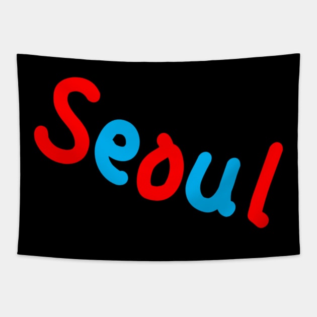 SEOUL Tapestry by Kim Hana