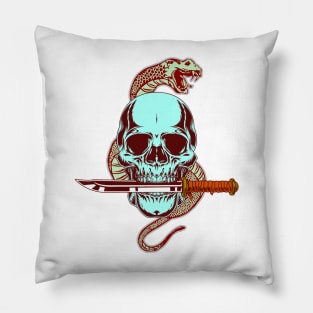 The Snake Behind the Skull Pillow