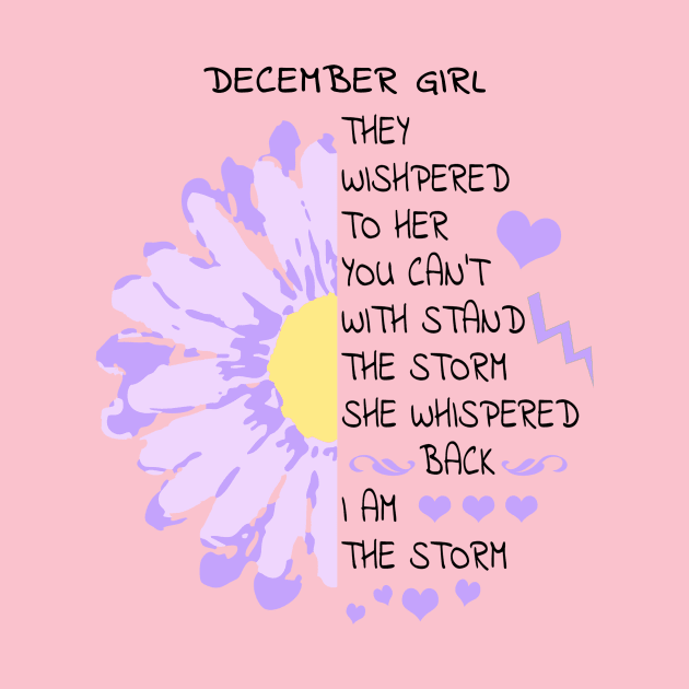 flower for december girl by peaty