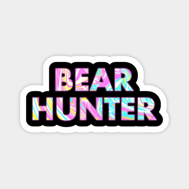 BEAR HUNTER Magnet by SquareClub
