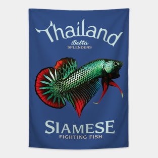 Siamese Fighting Fish Tapestry