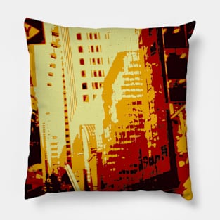 New York City Art Poster Pillow