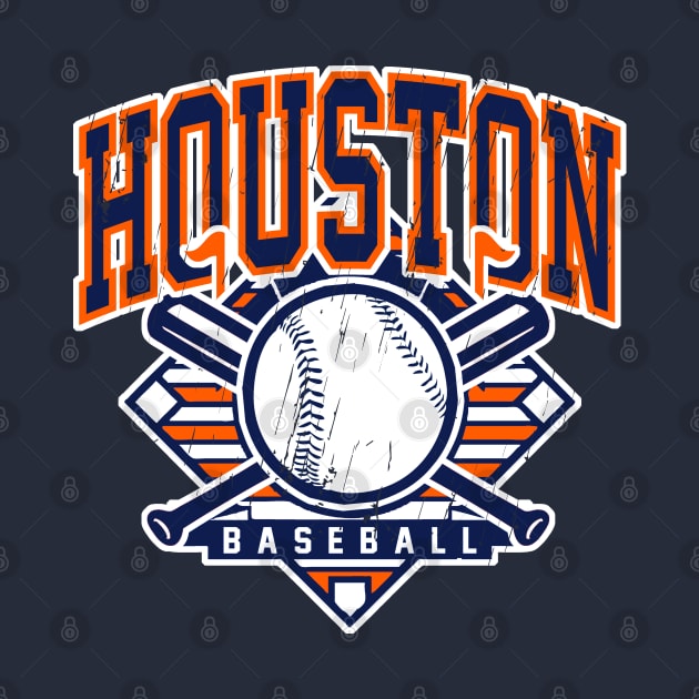 Vintage Houston Baseball by funandgames