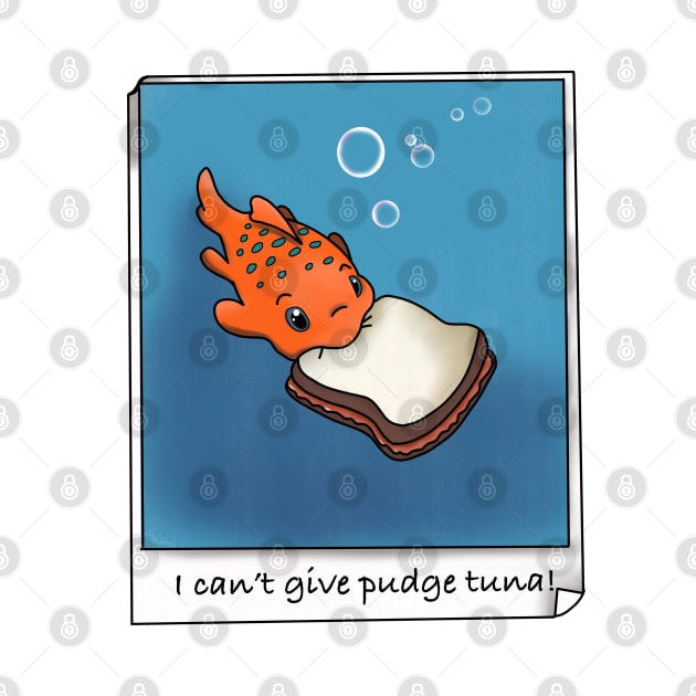 Pudge the fish by BeckaArt6