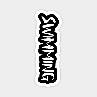 Swimming cool design v1 Magnet