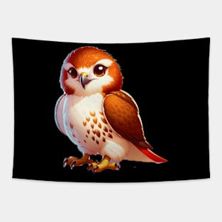 Cute Red Tailed Hawk Tapestry