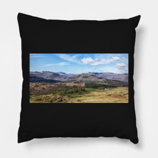 Langdale Pikes Panorama Pillow