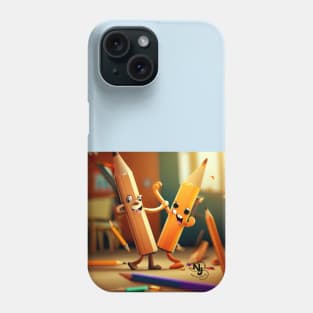 pencils in class Phone Case