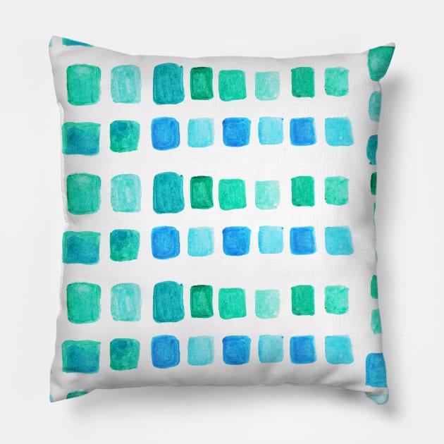 squares Pillow by Potato_pinkie_pie