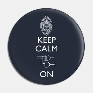 Keep Calm and Carry On Pin