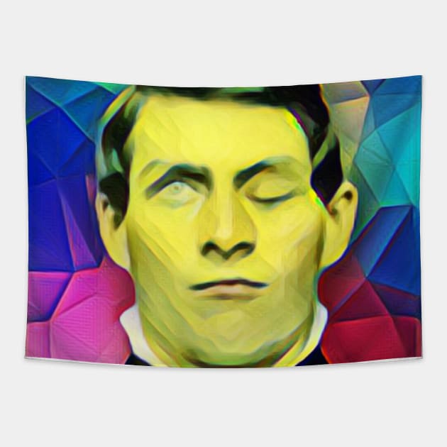 Phineas Gage Colourful Portrait | Phineas Gage Artwork 7 Tapestry by JustLit