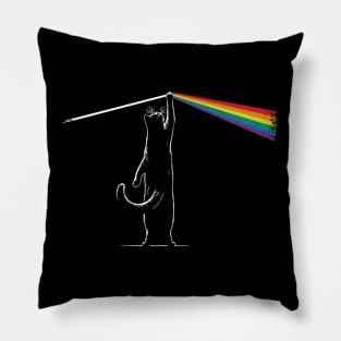 Funny Cat Rock Music Gift Men Kids Women Funny Cat Pillow