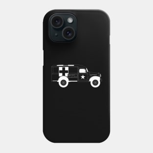 Dodge WC-54 White Outline Phone Case