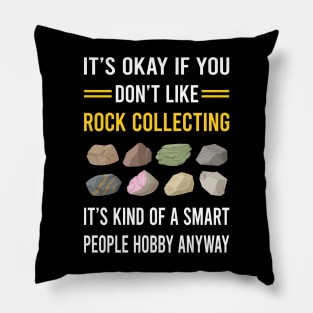 Smart People Hobby Rock Collecting Rocks Rockhound Rockhounding Pillow