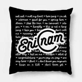 Eric Nam Kpop Song Lyrics Pillow